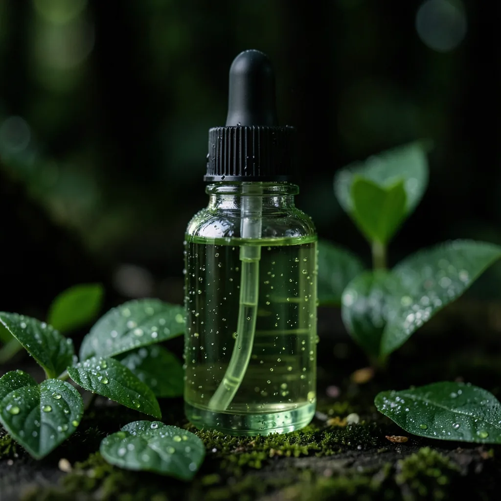 Verdé botanical serum bottle