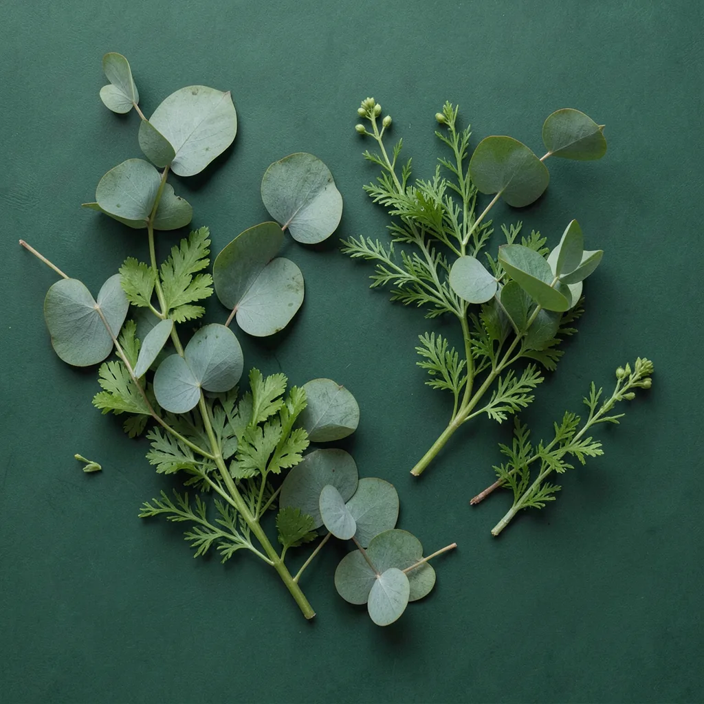 Hands holding moss and soil