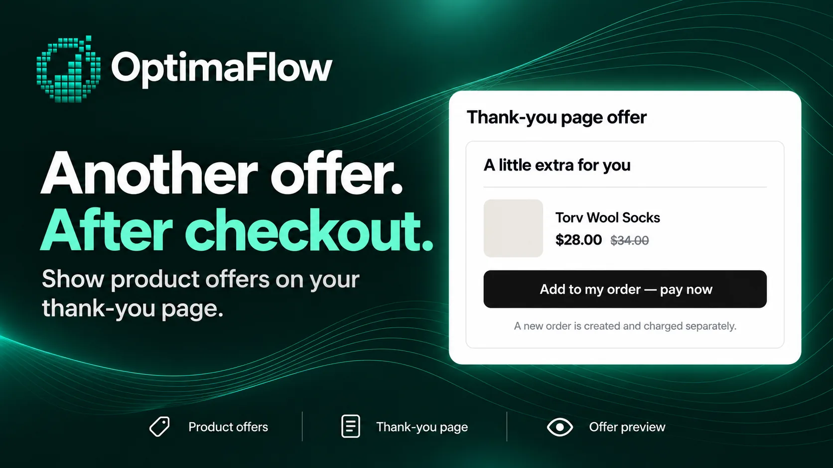 OptimaFlow Post-Purchase Upsell screen 2