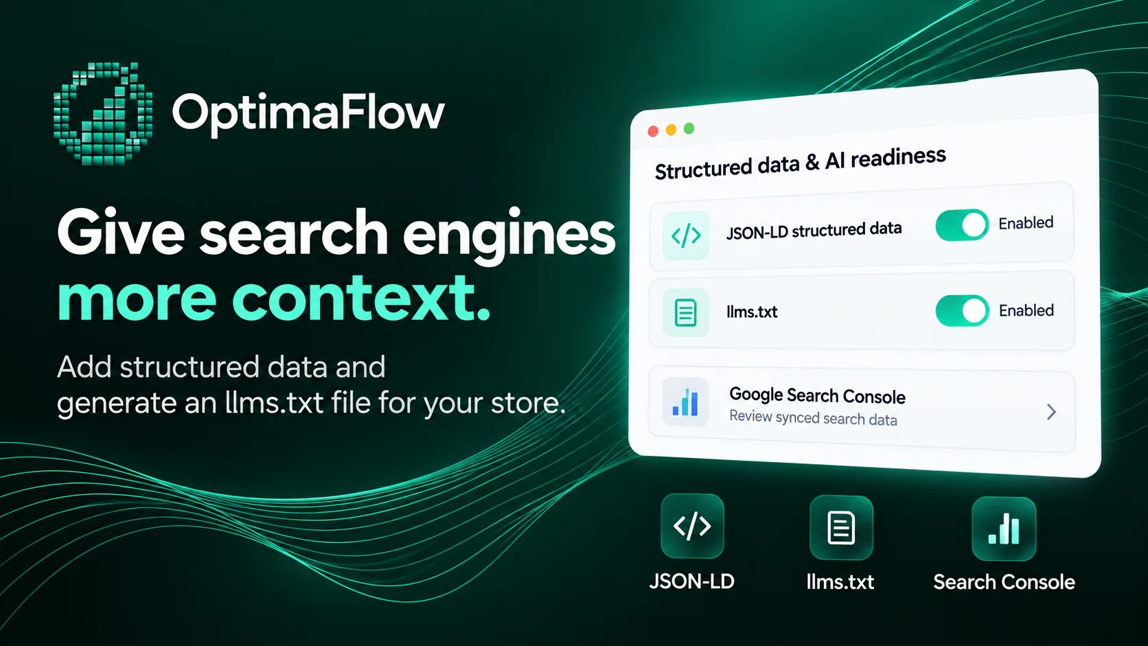 OptimaFlow SEO & AEO Manager screen 2